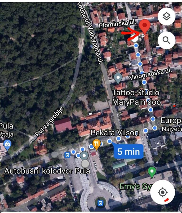 Studio Apartment City With Free Parking Póla Kültér fotó